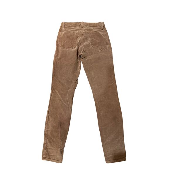FRAME Denim Brown Velvet High Waist Skinny Pants Sz 26 Designer Luxury - Picture 13 of 14
